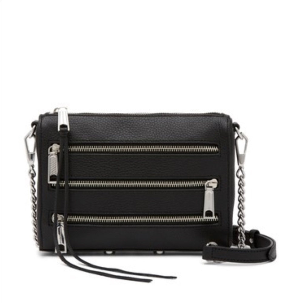 Rebecca Minkoff Zip Mini Leather Crossbody